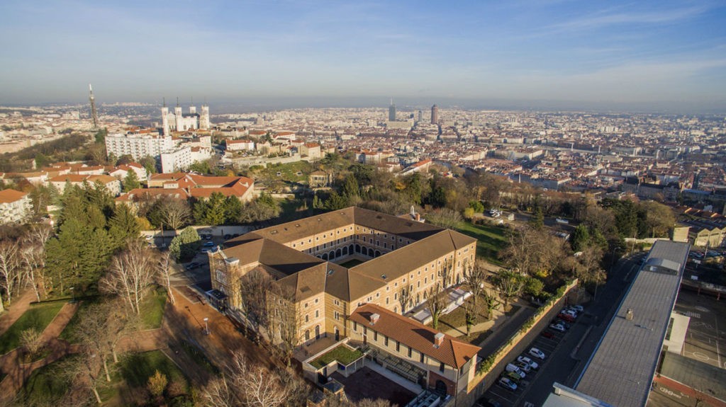 Axe Architecture - Agence d'architecture à Lyon - Photo aérienne projet Fourvière Hôtel