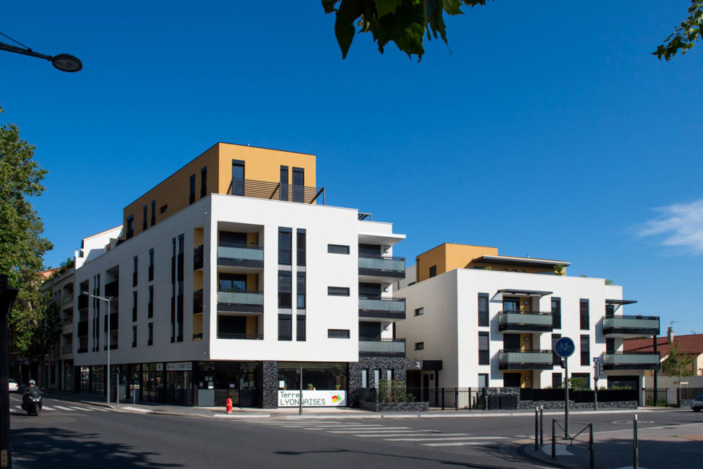 Axe Architecture - Agence d'architecture à Lyon - Photo extérieur projet le 5 de coeur