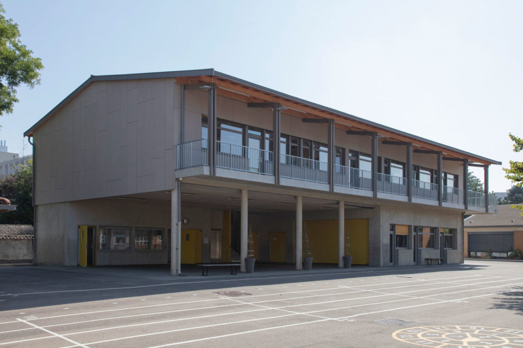 Axe Architecture - Agence d'architecture à Lyon - photo de l’extérieur du projet École la Petite Favorite - réhabilitation