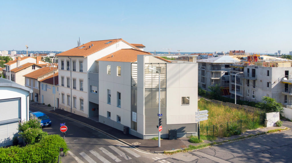 Axe Architecture - Agence d'architecture à Lyon - Photo extérieur projet Les Trois Galets