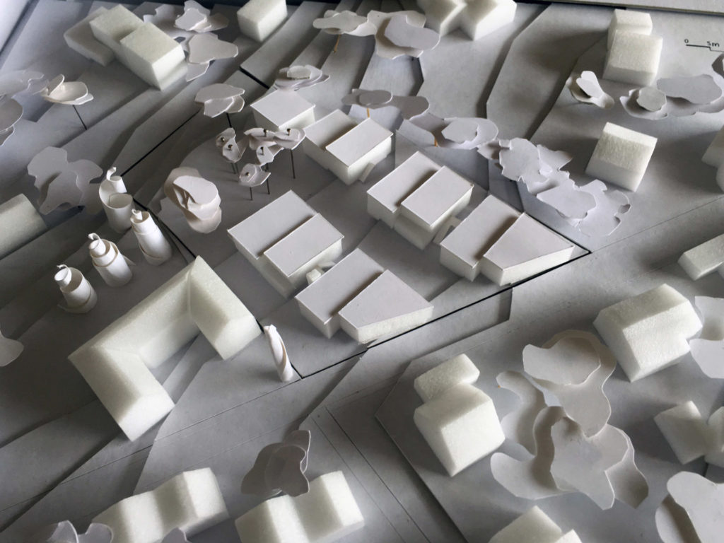 Axe Architecture - Agence d'architecture à Lyon - maquette du projet Secret de Jade